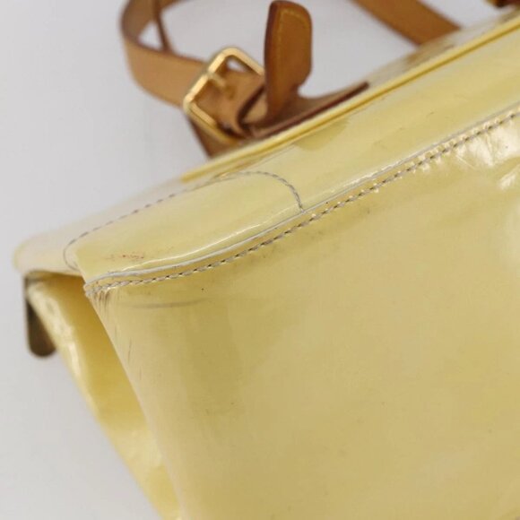 LOUIS VUITTON Monogram Vernis Rosewood Avenue Hand Bag Perle M93508 Auth hk3143 - Picture 4 of 16